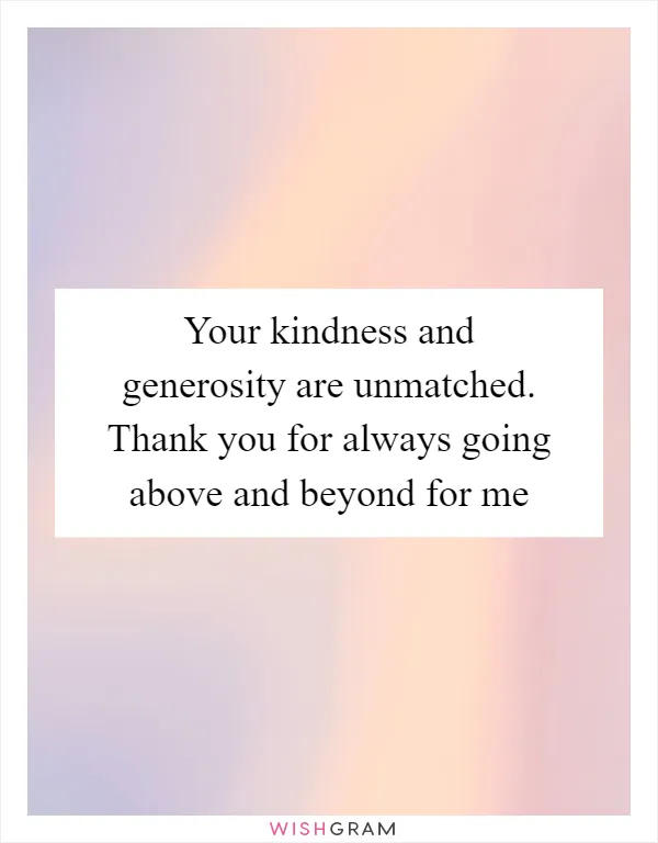 thank you for your generosity quotes
