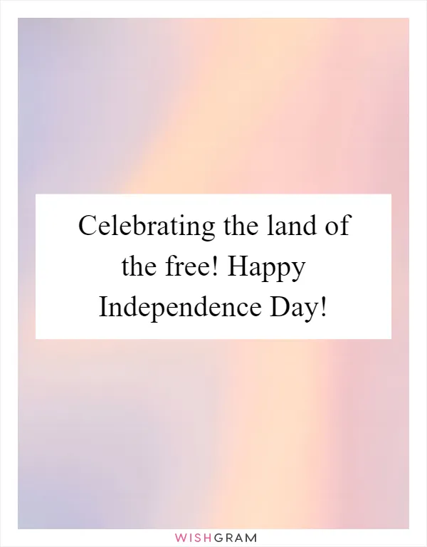 Celebrating the land of the free! Happy Independence Day!