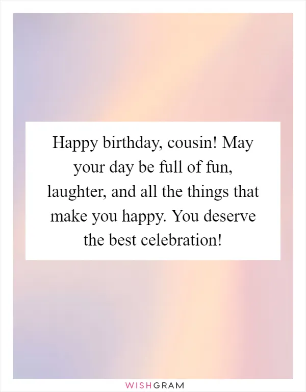 funny cousin birthday quotes
