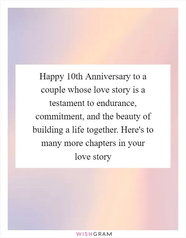 Happy 10th Anniversary to a couple whose love story is a testament to endurance, commitment, and the beauty of building a life together. Here's to many more chapters in your love story